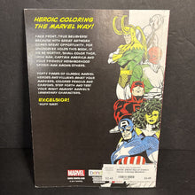 Load image into Gallery viewer, [NEW] Marvel Comics Heroic Coloring! (Bendon) -character activity paperback
