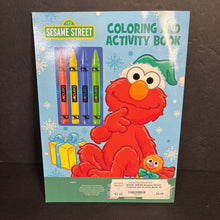 Load image into Gallery viewer, [NEW] Sesame Street Coloring and Activity Book w/ Crayons (Bendon) (Season: Winter) -character activity paperback
