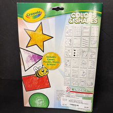Load image into Gallery viewer, [NEW] Crayola Coloring &amp; Activity Pad: Colors &amp; Shapes w/ Crayons -activity paperback
