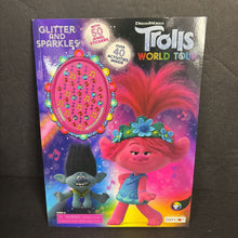 Load image into Gallery viewer, [NEW] Trolls World Tour Glitter and Sparkles w/ 50 Jewel Stickers &amp; Over 40 Activities Inside (Bendon) -character activity paperback
