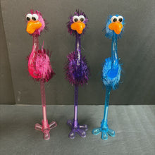Load image into Gallery viewer, 3pk Fuzzy Bird Pens (NEW)
