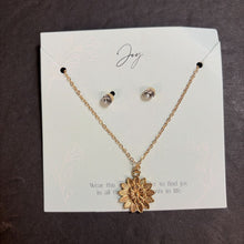 Load image into Gallery viewer, Joy Flower Necklace &amp; Earrings (NEW)
