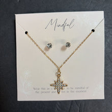 Load image into Gallery viewer, Mindful Star Necklace &amp; Earrings Set (NEW)
