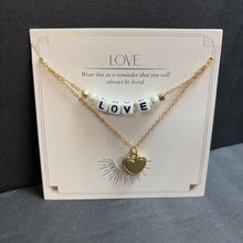 Load image into Gallery viewer, "Love" Heart Necklace (NEW)
