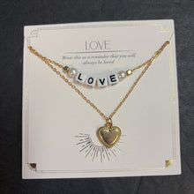Load image into Gallery viewer, "Love" Heart Necklace (NEW)
