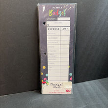 Load image into Gallery viewer, Family Budget Pad (NEW)
