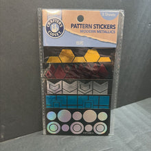 Load image into Gallery viewer, 155pc Modern Metallics Pattern Stickers (NEW)
