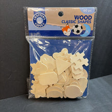 Load image into Gallery viewer, 60pc Wood Classic Shapes (NEW)
