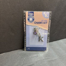 Load image into Gallery viewer, 2pc "K" Letter Charm Set (NEW)
