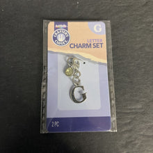 Load image into Gallery viewer, 2pc "G" Letter Charm Set (NEW)
