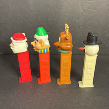 Load image into Gallery viewer, 4pk Christmas Pez Dispensers
