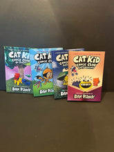 Load image into Gallery viewer, Cat Kid Comic Club Graphic Novel Hardcover Book Lot of 4 – Dav Pilkey- Series Hardcover
