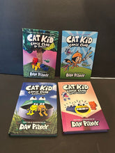 Load image into Gallery viewer, Cat Kid Comic Club Graphic Novel Hardcover Book Lot of 4 – Dav Pilkey- Series Hardcover
