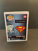 Load image into Gallery viewer, Funko Pop Superman (Blue) #419 – Limited Edition
