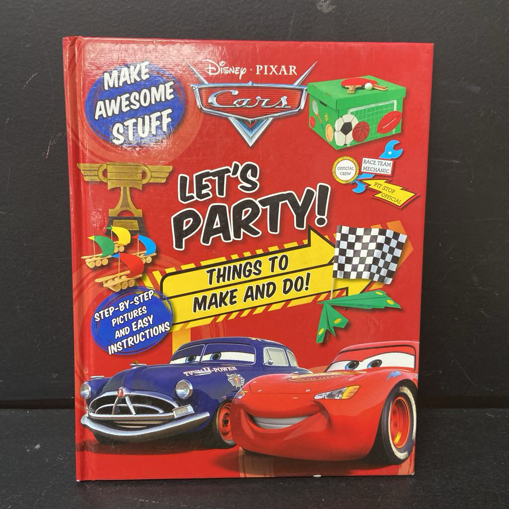 Disney Pixar Cars: Let's Party! -character activity hardcover