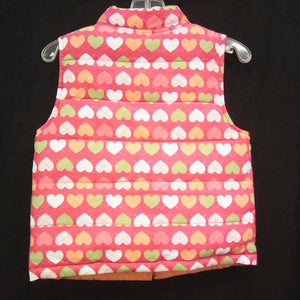 girls heart vest