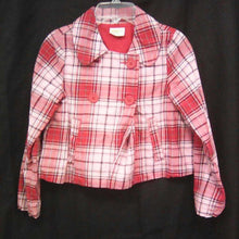 Load image into Gallery viewer, girls butt dwn plaid jacket
