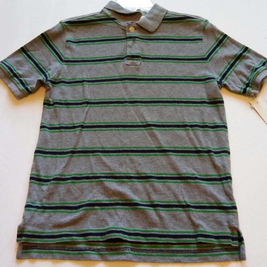 striped polo shirt