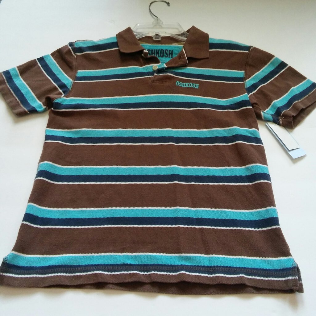striped polo shirt