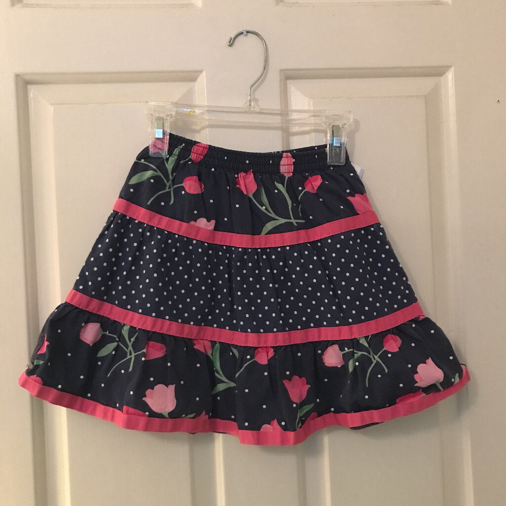 polka dot flower skirt