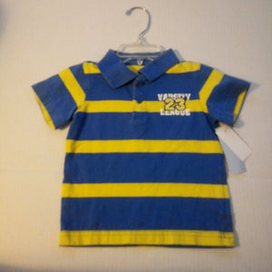 striped polo shirt