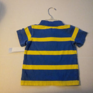 striped polo shirt