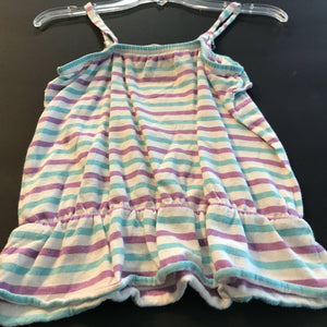 Stripe sleeveless top