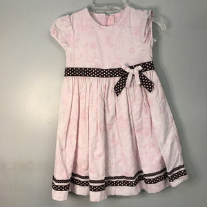 Flower dress w/ polka dot bow