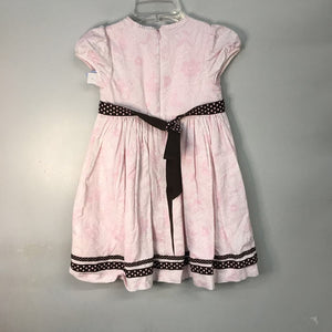 Flower dress w/ polka dot bow