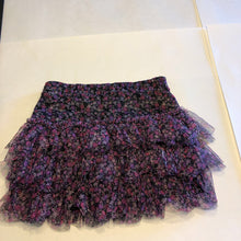 Load image into Gallery viewer, floral ruffle skirt
