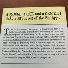 Load image into Gallery viewer, The Cricket in Times Square (Garth Williams) -chapter
