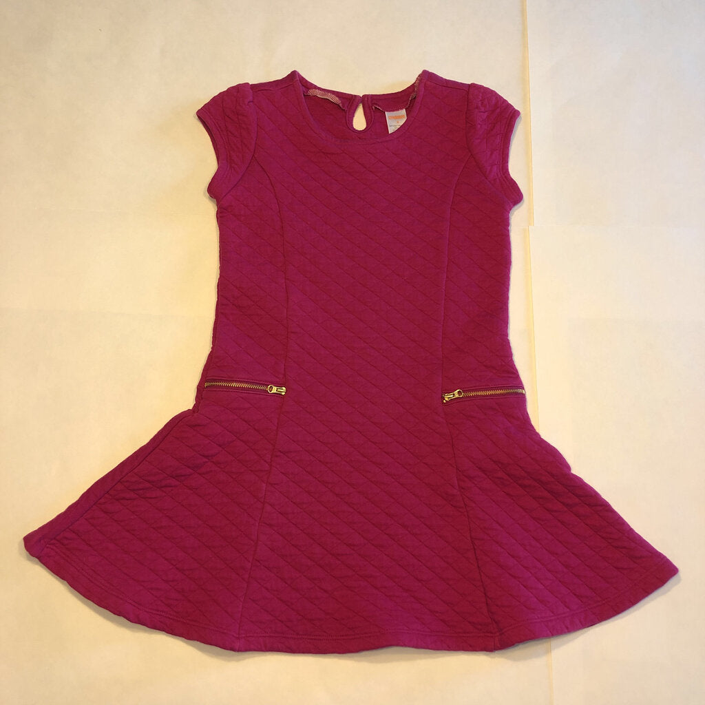 Kite pattern dress w/ zippers