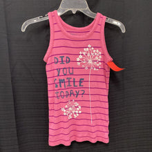 Load image into Gallery viewer, did you smile today striped sleeveless top
