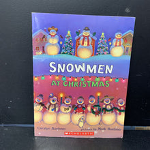 Load image into Gallery viewer, Snowmen at Christmas- holiday
