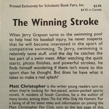 Load image into Gallery viewer, The Winning Stroke (Matt Christopher) -series
