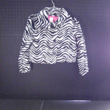 Load image into Gallery viewer, Girl zebra print coat

