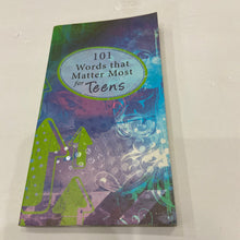 Load image into Gallery viewer, 101 Words That Matter Most For Teens- Inspirational
