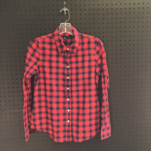 Load image into Gallery viewer, Plaid button down top
