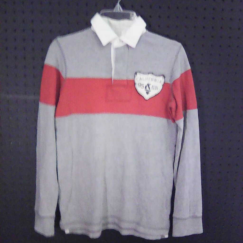 striped polo shirt