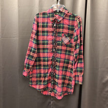 Load image into Gallery viewer, plaid button down tunic

