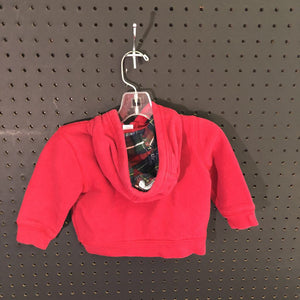 hooded zip sweatshirt