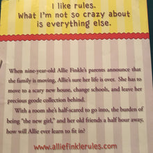 Load image into Gallery viewer, Moving Day (Allie Finkle's Rules for Girls) (Meg Cabot) -series
