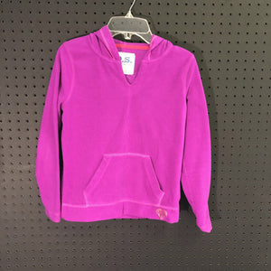 fleece hooded pullover sweatshirt