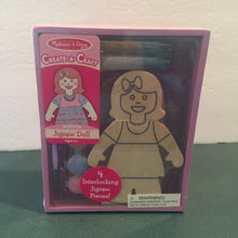 Load image into Gallery viewer, create-craft wooden jigsaw doll

