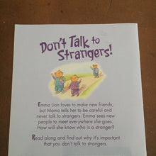 Load image into Gallery viewer, Don't talk to strangers (Christine Mehlhaff) -paperback
