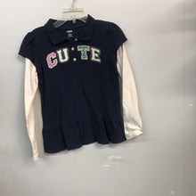 Load image into Gallery viewer, gymboree blue/white top
