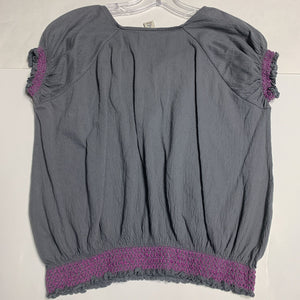 embroidered flower top
