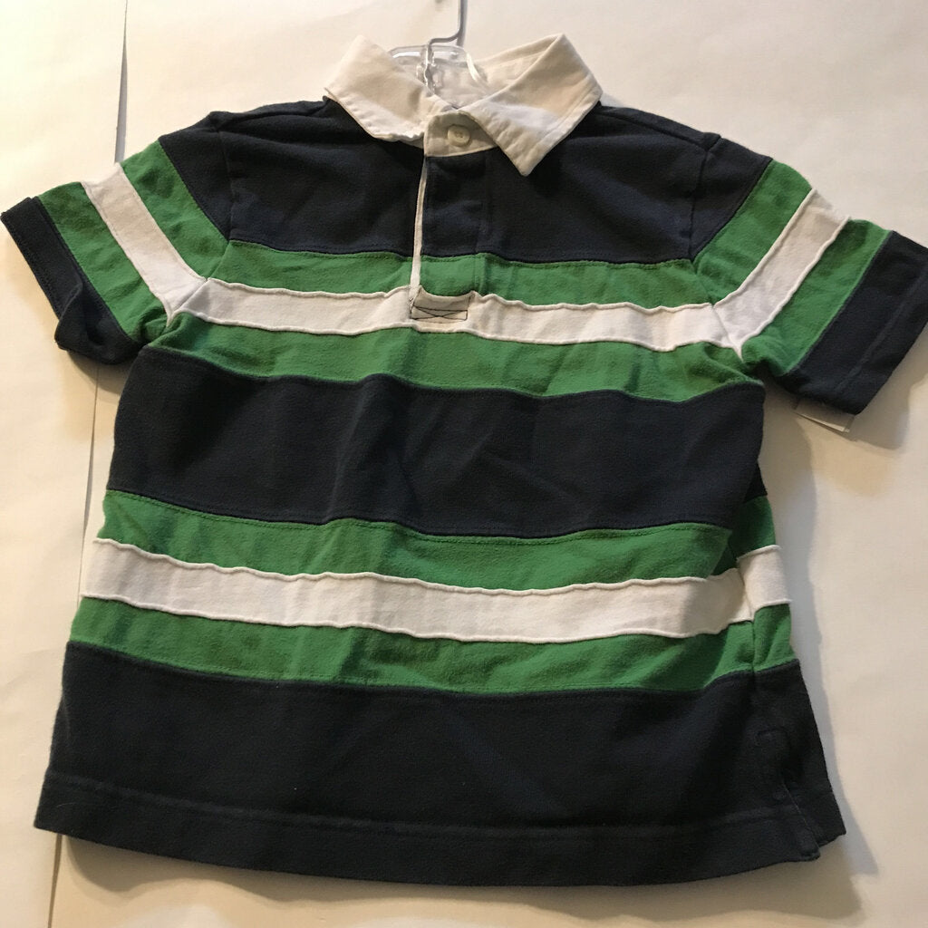 striped polo shirt