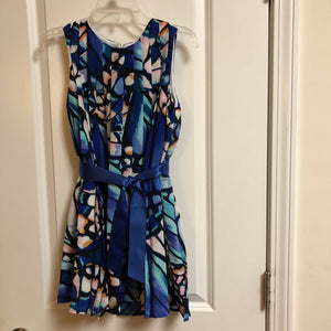 Pattern Sleeveless Dress