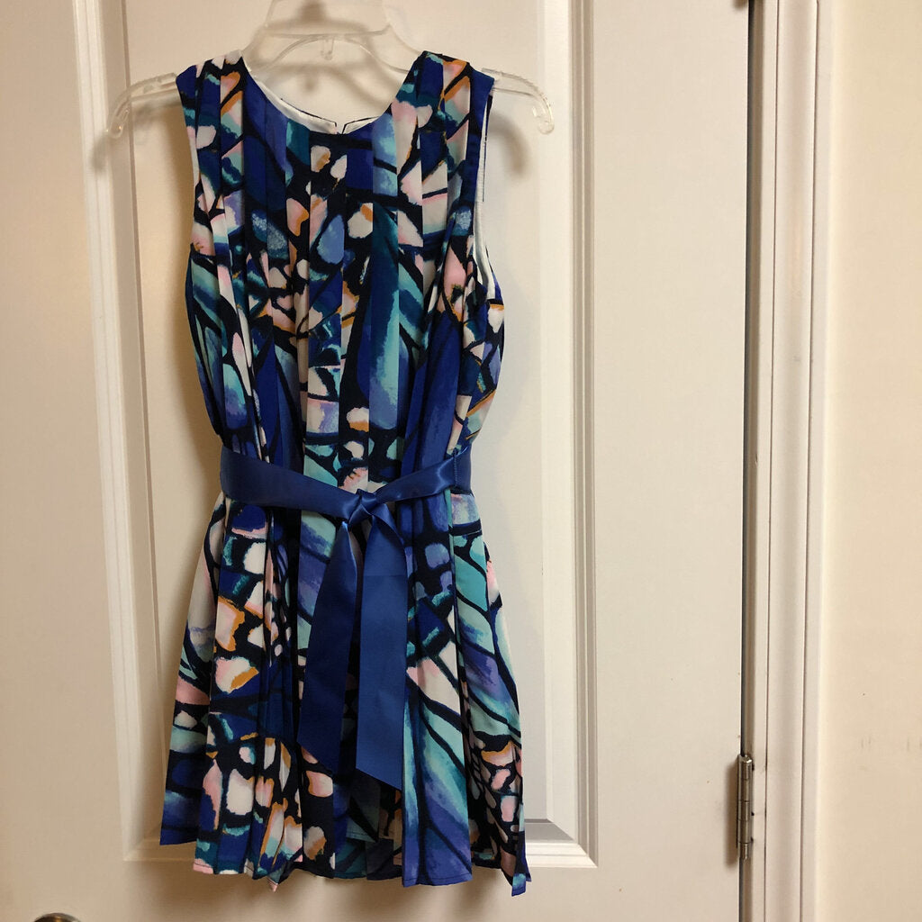 Pattern Sleeveless Dress
